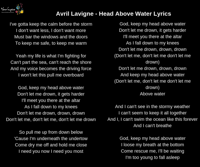 Avril Lavigne - Get Over It (Lyrics) 